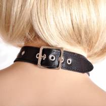 COLLIER CUIR+ CLOUS FEMME