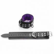 MANETTE IN PELLE NERA