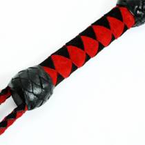 SMALL CAT O NINE SUEDE BLACK/RED