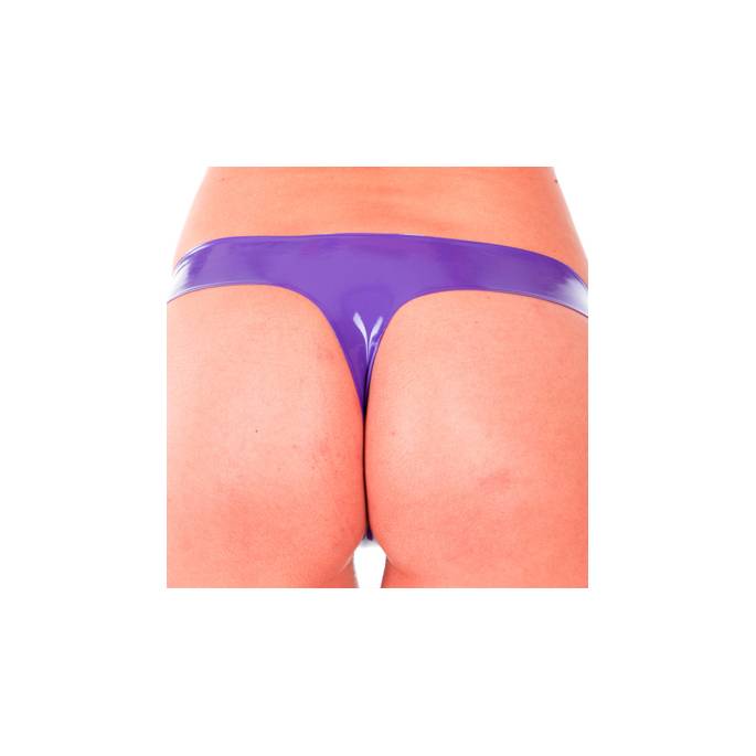 G-STRING LATEX VIOLETT