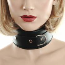 LEATHER NECKLACE + RING WOMAN
