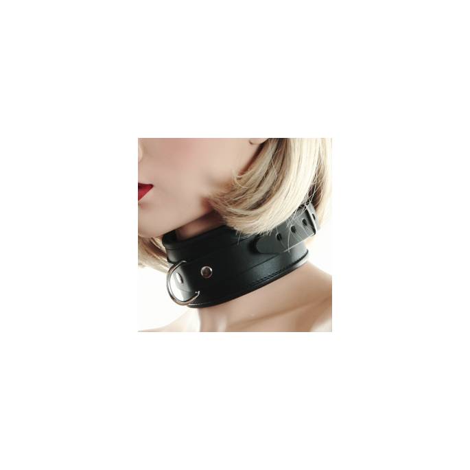 COLLAR DE CUERO + ANILLO MUJER