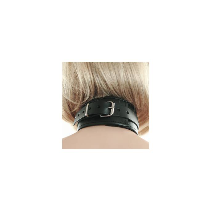 COLLIER CUIR + ANNEAU FEMME