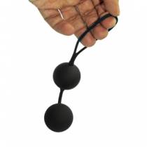 BOLAS DE GEISHA DE TERCIOPELO NEGRO