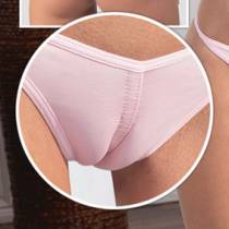 TANGA CAMEL TOE VOILE ROSA