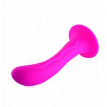 PLUG ANAL COURBE VENTOUSE FUSCHIA