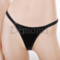 STRING FEMME VINYLE NOIR