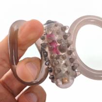 ANILLO DOBLE VIBRADOR DE SILICONA