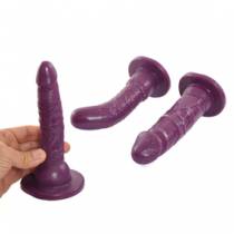 IMBRACATURA + 3 DILDO VIOLA