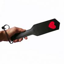 PADDLE HEART NEGRO Y ROJO