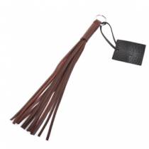 MINI VENCEJO DE CUERO DURO MARRÓN 25CM