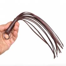 MINI BROWN HARD LEATHER SWIFT 25CM