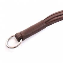 MINI BROWN HARD LEATHER SWIFT 25CM