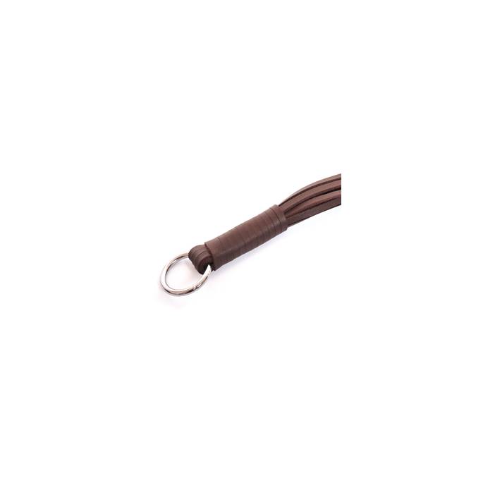MINI MARTINET CUIR DUR MARRON 25CM