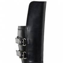 IMITATION LEATHER BOOTS + BUCKLES