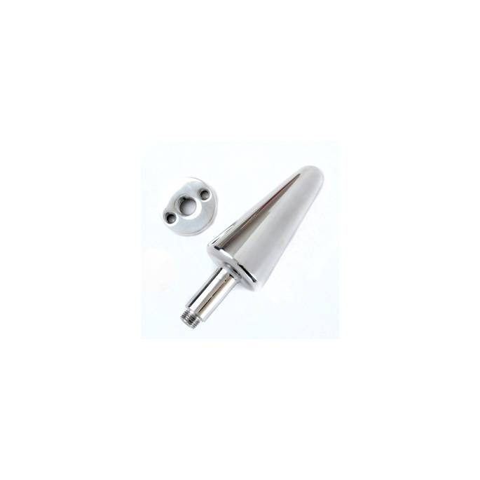 BUTTPLUG ALUMINIUM 15cm - 5cm