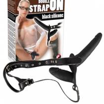 DOUBLE STRAP-ON STRING GODES SILICONE