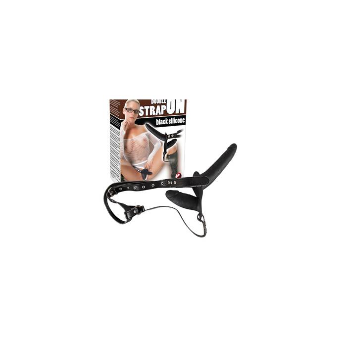 DOUBLE STRAP-ON STRING GODES SILICONE
