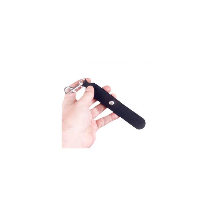 MINI PADDLE DOUBLE SCHWARZ + KARABINERHAKEN