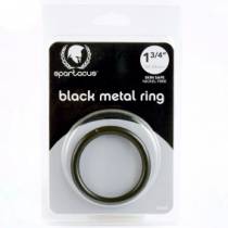 COCKRING METAL NOIR 4,4cm
