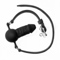 BALL GAG + SILICONE COCK