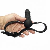 BALL GAG + SILICONE COCK