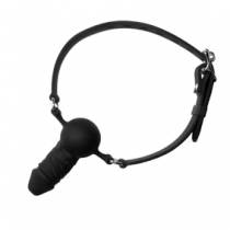 BALL GAG + SILICONE COCK
