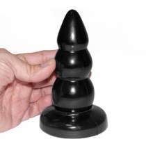 BUTTPLUG MODEL 6 BLACK MEDIUM