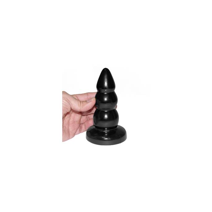 BUTTPLUG MODEL 6 BLACK MEDIUM