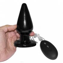 BUTTPLUG VIBRANT MODEL 1 BLACK MEDIUM