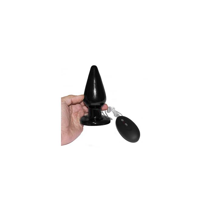 BUTTPLUG VIBRANT MODEL 1 BLACK MEDIUM