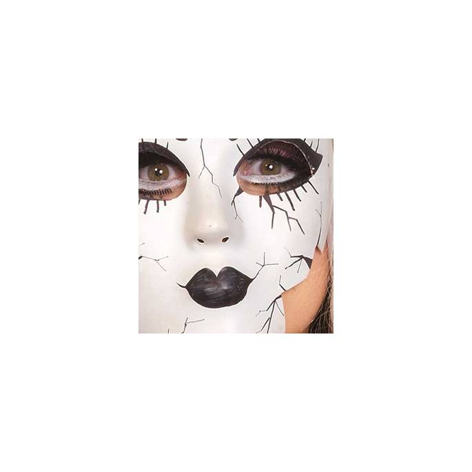 MASKE EINER PUPPE AUS ZERBROCHENEM PORZELLAN