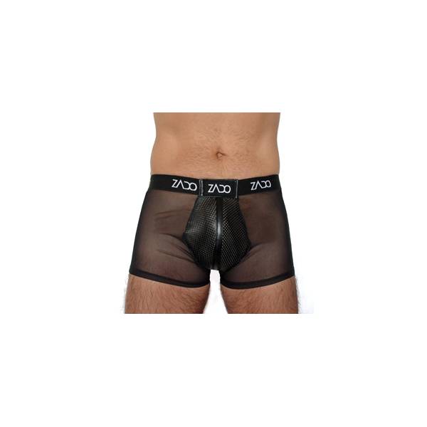 SAIL AND LEATHER BOXER SHORTS