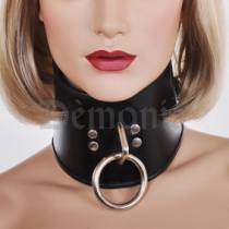 MINERVE COLLAR DE CUERO + ANILLO