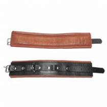 BLACK AND BROWN LUXURY LEATHER PEGS