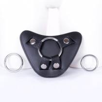 HARNAIS POUR GODE CUIR NOIR SOUPLE