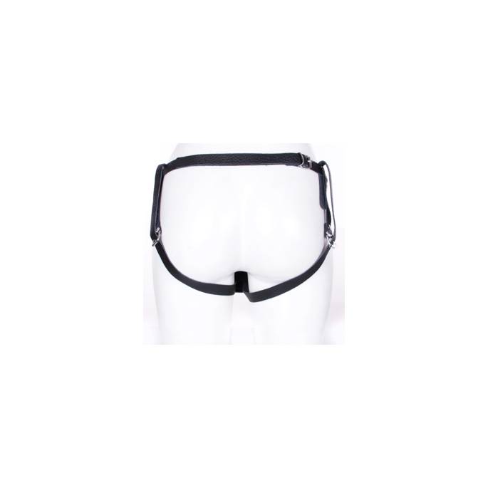 HARNAIS POUR GODE CUIR NOIR SOUPLE
