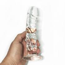 GLASS DILDO ICICLES