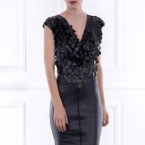 LONG LACQUER DRESS OSISKO