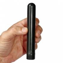 BOQUILLA DE DUCHA DE PLÁSTICO NEGRO