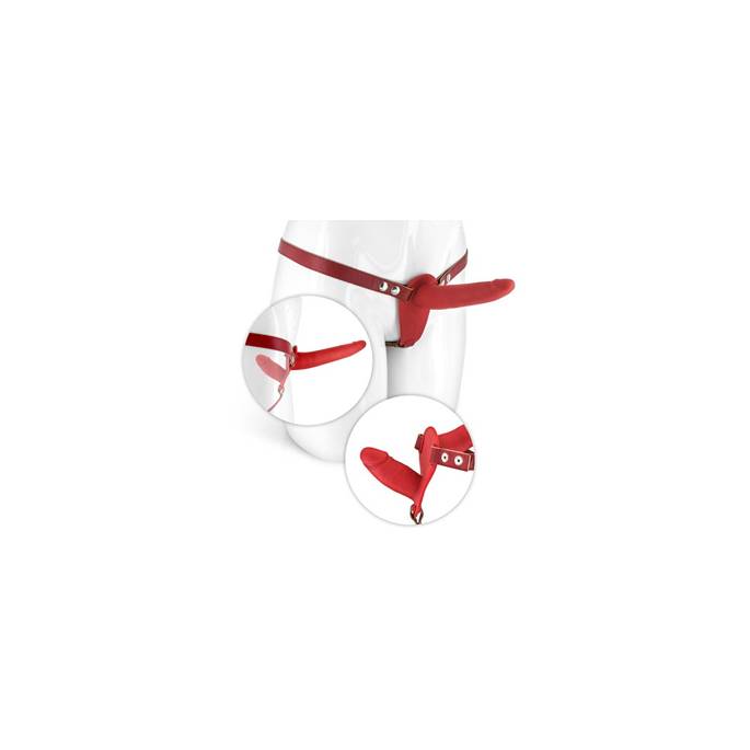 DILDO ROSSO PER CINTURA INTERNA/ESTERNA