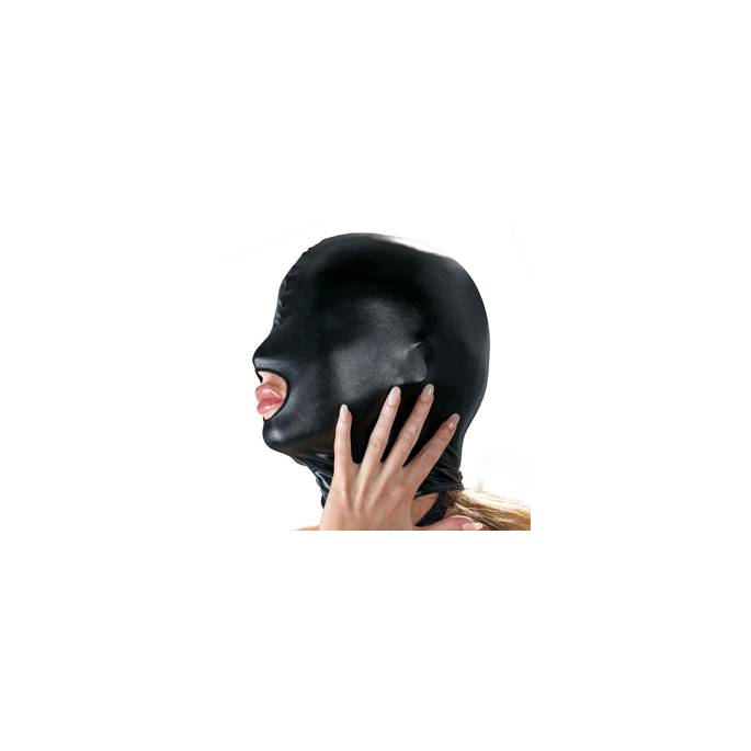 LYCRA LACQUERED OPEN MOUTH BALACLAVA
