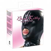 LACKIERTE LYCRA-HAUBE MIT OFFENEM MUND