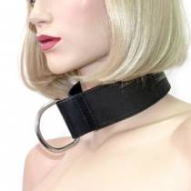 COLLAR CUERO ANILLO GRANDE