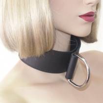 COLLAR CUERO ANILLO GRANDE