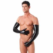 GANTS LONGS LATEX NOIR