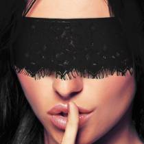 BANDEAU DENTELLE SOIE NOIRE