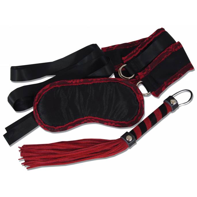 KIT LUXURY FABRIC RED AND BLACK