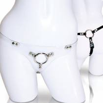 TRANSPARENT DILDO BELT HARNESS
