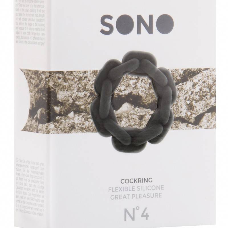 LARGE SILICONE CHAIN COCKRING - Boutique Démonia